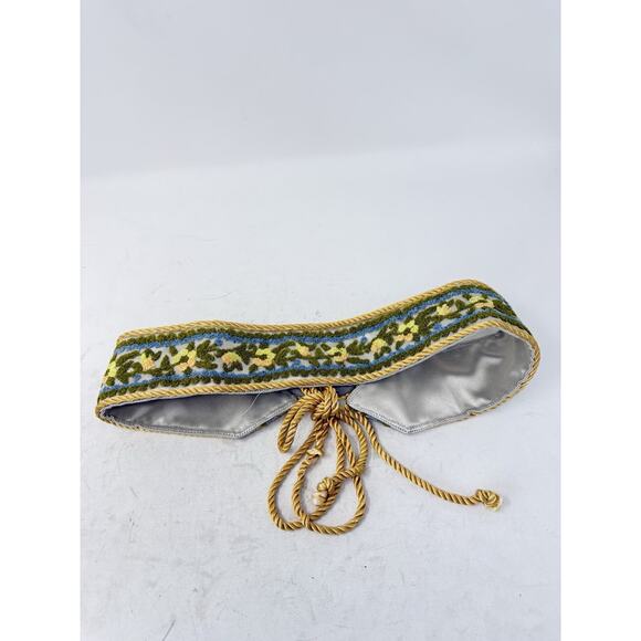 Love Shack Fancy Floral Embroidered Tassel Belt Western Boho Resort Womens M/L main image 5